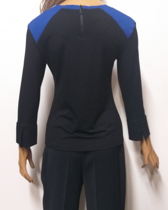 ΜΠΛΟΥΖΑ ΜΑΥΡΟ ΜΠΛΕ BADOO