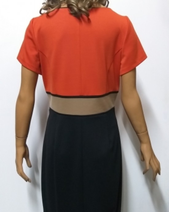 ΦΟΡΕΜΑ ΠΟΡΤΟΚΑΛΙ-ΜΠΕΖ-ΜΑΥΡΟ VENER