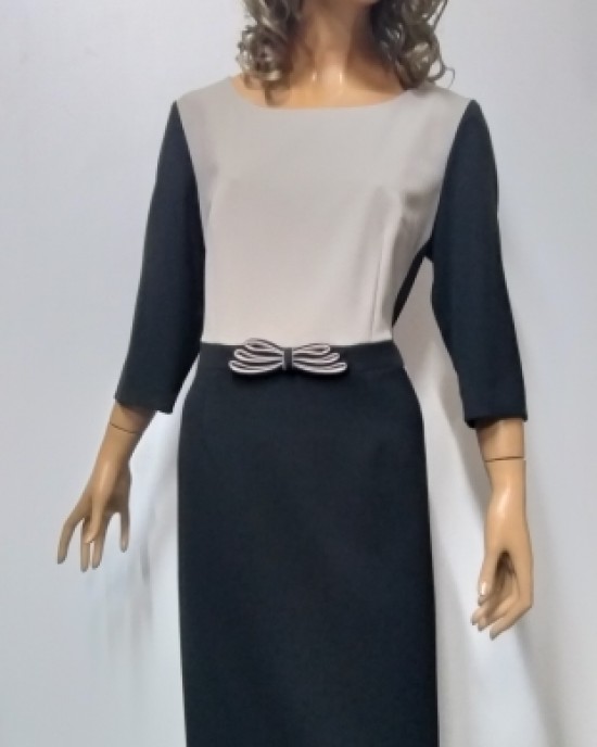 ΦΟΡΕΜΑ ΜΑΥΡΟ-ΜΠΕΖ ΜΕ ΦΙΟΓΚΟ BADOO 