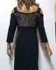 ΦΟΡΕΜΑ ΜΑΥΡΟ ΜΕ ΔΑΝΤΕΛΑ-ΦΟΝΤΟ BADOO 